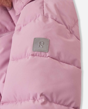 Geacă lungă de iarnă Reima Luvia - Grey Pink