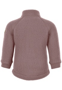 Jacheta din lână merinos fleece Mikk-line - Twilight Mauve