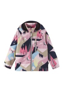 Jachetă softshell Reima Vantti, Grey Pink fata