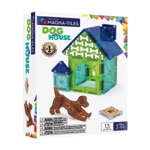MAGNA-TILES Dog House, set magnetic 13 piese