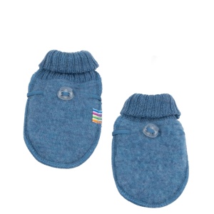 Manusi Joha lana merinos fleece - Basic Blue