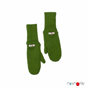 Manusi ManyMonths dublate lână merinos - Garden Moss Green