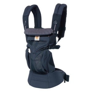 Marsupiu ergonomic, Ergobaby Omni 360 Cool Air Mesh, Pink Stripes
