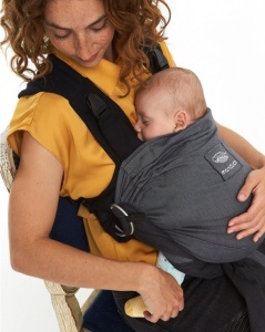 Marsupiu Ergonomic, Manduca Duo, Grey - Img 4