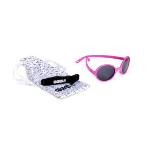 Ochelari de soare Ki ET LA ,2-4 ani - Round Fuchsia