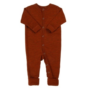 Overall lână merinos cu/fara sosete Joha - Russet