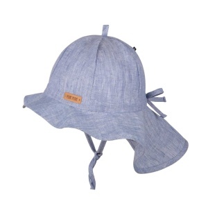 Pălărie ajustabilă din in - Sky Blue, Pure Pure