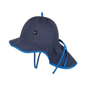 Pălărie bumbac protectie UV 50+, Pure Pure, Indigo