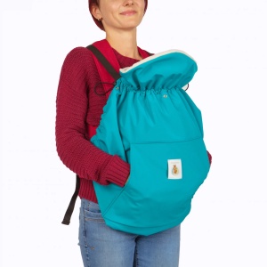 Protectie din softshell pentru marsupiu Kangaroo - Turquoise