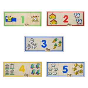 Puzzle lemn - Invatam numerele, Fakopancs - Img 2