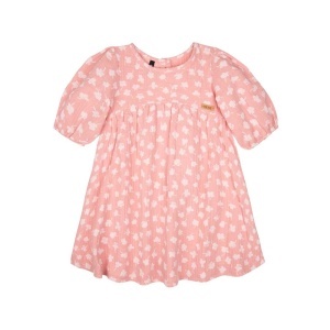 Rochie muselină dublă de bumbac, Pure Pure - Candy Natur