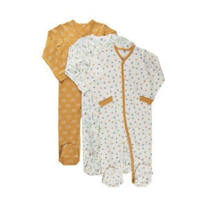 Overall/Pijama din bumbac Pippi - Offwhite