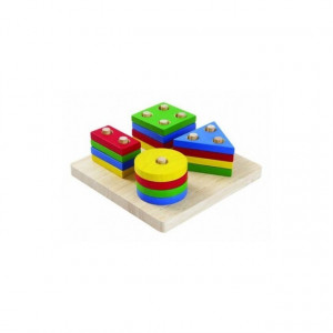 Set de sortare cu forme geometrice, Plan Toys