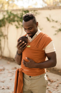 Wrap elastic Boba, Camel - Marsupiu ergonomic
