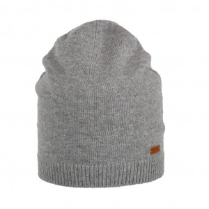 Căciulă femei din lână merinos și cașmir Pure Pure - Grey Melange