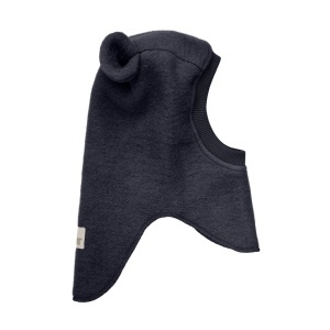 Cagulă dublată lână merinos fiartă Huttelihut - Teddy Dark Navy
