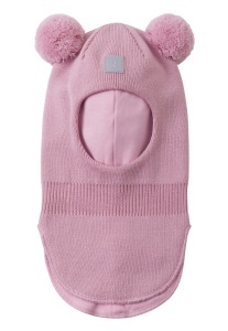 Cagulă dublată lână merinos Reima - Vekkuli Grey Pink