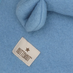 Cagulă lână merinos fleece Huttelihut - Teddy Windward Blue