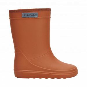 Cizme Thermo captusite cu lână En Fant, Leather Brown