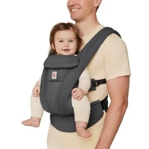 Ergobaby Omni Deluxe Mesh Graphite Grey, Marsupiu ergonomic
