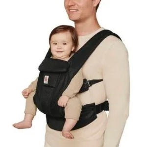 Ergobaby Omni Deluxe Mesh Soft Onyx Black, Marsupiu ergonomic