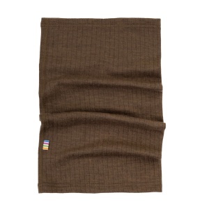 Fular tubular lână merinos Joha - Brown