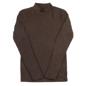 Helancă femei lână merinos Joha - Dark Brown