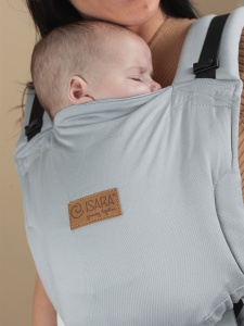 Isara Quick Full Buckle V2, Pearl Grey, Marsupiu Ergonomic