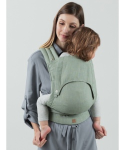 Isara Quick Half Buckle- Sage Green Linen (100% in)