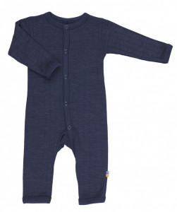 Jumpsuit Joha lână merinos si mătase - Basic Navy