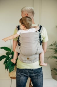 LennyPreschool, Almond - Marsupiu ergonomic