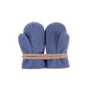 Mănusi lână merinos fleece Pure Pure - Smoke Blue