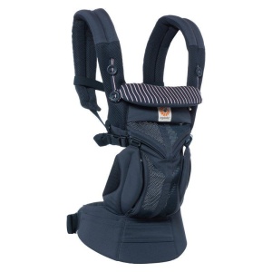 Marsupiu ergonomic, Ergobaby Omni 360 Cool Air Mesh, Pink Stripes