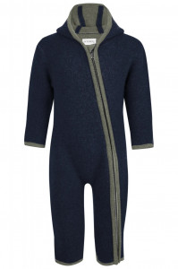 Overall din lână fiartă cu mănuși și botoșei, Stapf - Midnight Blue