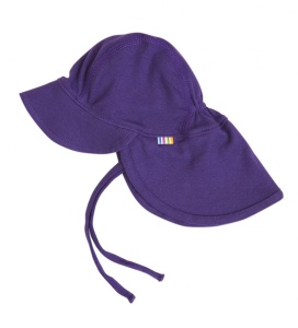 Pălărie bumbac organic - Purple, Joha - 41 cm (1-4 luni)