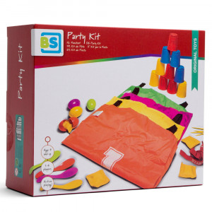 Party kit, set de jocuri pentru petreceri cu 32 de piese, BS Toys