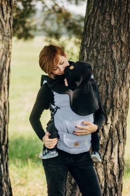 Pieptar pentru mama si bebe, Lennylamb, Black