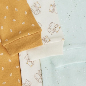 Overall/Pijama din bumbac Pippi - Offwhite