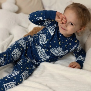 Set pijama din bambus Zipster - Amsterdam Nights