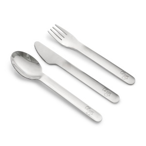 Set Tacâmuri din Inox cu Husă din Silicon cu Fermoar - Roz - Img 3