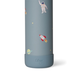 Sticlă de apă termoizolantă inox, 350ml, Citron - Spaceship - Img 6