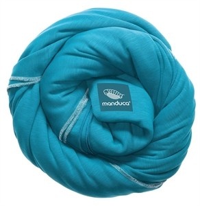 Wrap elastic Manduca, bumbac organic - Ocean - Img 4