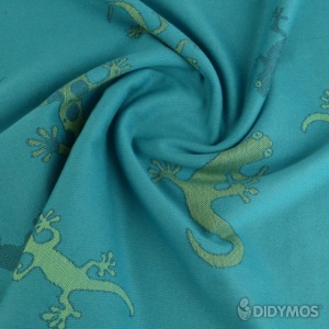 Wrap tesut, portbebe , Didymos - Geckos Emerald size 4 (3,7 m)