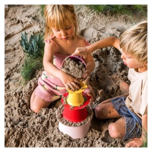 Alto, set forme pentru nisip, rosu, Quut Toys