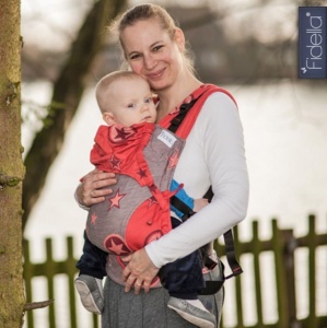 Baby Size: Fidella Fusion Full Wrap Conversion, Outer Space -vintage(Transport Gratuit) - Img 1