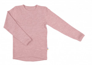 Bluză lână merinos Joha - Basic Pink