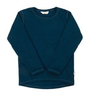 Bluză lână merinos Joha - Dark Turquoise