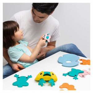 Broscutele simpatice, set creativ de baie, Quut Toys
