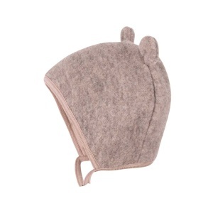Căciulă lână merinos fleece Pure Pure - Stone Grey