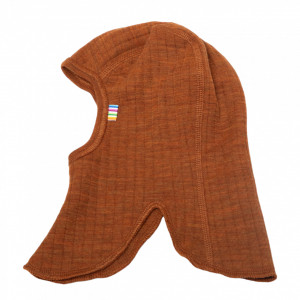 Cagulă dublată lână merinos Joha - Basic Orange